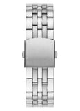 Guess Odyssey Black Dial Silver Steel Strap Watch For Men - W1107G1