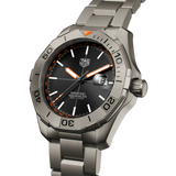 Tag Heuer Aquaracer Calibre 5 Bamford Limited Edition Black Dial Grey Steel Strap Watch for Men - WAY208C.FC6383