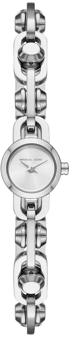 Michael Kors Astor Link Siver Dial Silver Steel Strap Watch for Women - MK4872