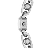 Michael Kors Astor Link Siver Dial Silver Steel Strap Watch for Women - MK4872