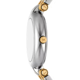 Michael Kors Laney Silver Dial Two Tone Steel Strap Watch for Women - MK4895