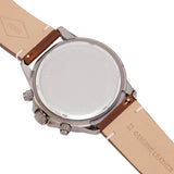 Fossil Bannon Black Dial Brown Leather Strap Watch for Men - BQ2709