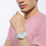 Lacoste 12.12 White Dial White Silicon Strap Watch for Men - 2010974