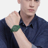 Lacoste 12.12 Green Dial Green Silicon Strap Watch for Men - 2011245