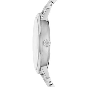 Emporio Armani Ruggero Blue Dial Silver Steel Strap Watch for Men - AR11311