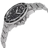 Emporio Armani Diver Chronograph Black Dial Silver Steel Strap Watch For Men - AR11360