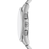 Emporio Armani Ruggero Black Dial Silver Steel Strap Watch for Men - AR11691