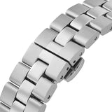 Emporio Armani Ruggero Black Dial Silver Steel Strap Watch for Men - AR11691