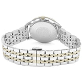 Emporio Armani Alpha Silver Dial Two Tone Steel Strap Watch for Women - AR1962
