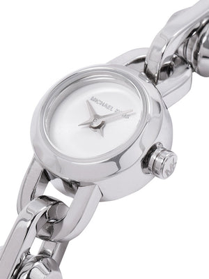 Michael Kors Astor Link Siver Dial Silver Steel Strap Watch for Women - MK4872