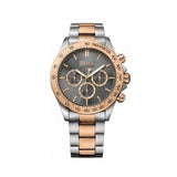 Hugo Boss Ikon Chronograph Grey Dial Two Tone Steel Strap Watch for Men - 1513339