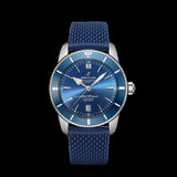 Breitling Superocean Heritage B20 Automatic 46 Blue Dial Blue Mesh Bracelet Watch for Men - AB2020161C1S1