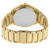 Fossil Evanston Black Dial Gold Steel Strap Watch for Men - BQ2611