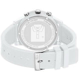 Lacoste 12.12 White Dial White Silicon Strap Watch for Men - 2010974