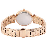 Michael Kors Laney Silver Dial Rose Gold Steel Strap Watch for Women - MK4893