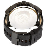 Diesel Mr Daddy 2.0 Chronograph Black Dial Black Leather Strap Watch For Men - DZ7350