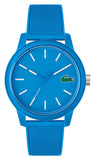 Lacoste 12.12 Blue Dial Blue Silicone Strap Watch for Men - 2011193
