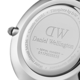Daniel Wellington Classic Petite St Mawes White Dial Brown Leather Strap Watch For Women - DW00100187