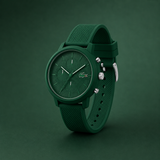 Lacoste 12.12 Green Dial Green Silicon Strap Watch for Men - 2011245