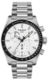 Tissot PR516 White Dial Grey Steel Strap Watch for Men - T149.417.11.011.00