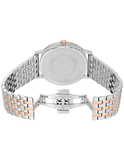 Emporio Armani Kappa Quartz Silver Dial Two Tone Mesh Bracelet Watch For Men - AR11093