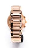 Emporio Armani Classic Chronograph Rose Gold Dial Rose Gold Steel Strap Watch For Men - AR2452