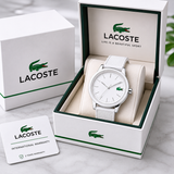 Lacoste 12.12 White Dial White Silicon Strap Watch for Unisex - 2010984