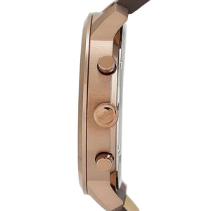 Lacoste Replay Black Dial Brown Leather Strap Watch for Men - 2011257