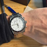 Tissot PR516 White Dial Grey Steel Strap Watch for Men - T149.417.11.011.00