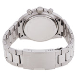 Fossil Autocross Green Dial Silver Steel Strap Watch for Men - BQ2878