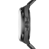 Fossil Evanston Black Dial Black Steel Strap Watch for Men - BQ2621
