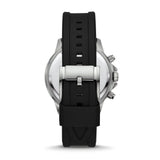 Fossil Bannon Blue Dial Sillicone Strap Watch for Men - BQ2772