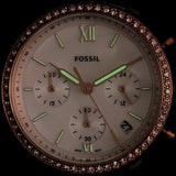 Fossil Neutra White Dial Two Tone Steel Strap Watch for Women - ES5279