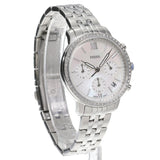 Fossil Neutra Two Tone Dial Silver Steel Strap Watch for Women - ES5357