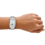 Fossil Raquel 2 Tone Dial Silver Steel Strap Watch for Women - ES5400