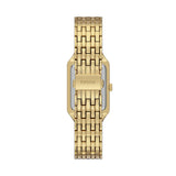 Fossil Raquel Black Dial Gold Steel Strap Watch for Women - ES5434