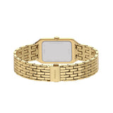 Fossil Raquel Black Dial Gold Steel Strap Watch for Women - ES5434
