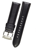 Fossil Pilot Chronograph Sky Blue Dial Black Leather Strap Watch for Men - FS5162
