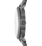 Fossil Machine Gray Dial Gray Steel Strap Watch for Men - FS5588