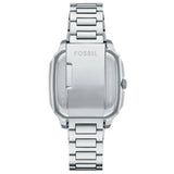 Fossil Crosby Blue Dial Silver Steel Strap Watch for Men - FS6121