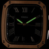 Fossil Crosby Gray Dial Two Tone Steel Strap Watch for Men - FS6123