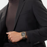 Fossil Crosby Gray Dial Two Tone Steel Strap Watch for Men - FS6123