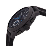 Fossil Machine Black Dial Black Silicone Strap Watch for Men - FS6099