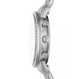 Fossil Neutra Two Tone Dial Silver Steel Strap Watch for Women - ES5357