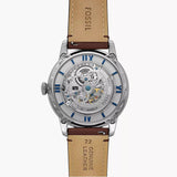 Fossil Townsman Clear Dial Brown Leather Strap Watch for Men - ME3267