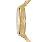Fossil Everett Gold Dial Gold Steel Strap Watch for Men- FS5965