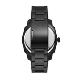 Fossil Machine Black Dial Black Steel Strap Watch for Men - FS5971