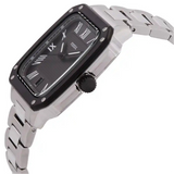 Fossil Crosby Gray Dial Silver Steel Strap Watch for Men - FS6122