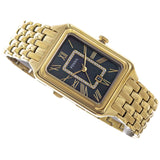 Fossil Raquel Black Dial Gold Steel Strap Watch for Women - ES5417