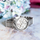 Tommy Hilfiger Sophia  Silver Dial Silver Steel Strap Watch for Women - 1782695